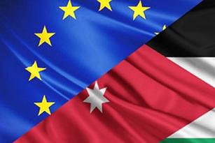 EU Jordan flags
