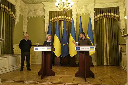 Press conference Ukraine visit