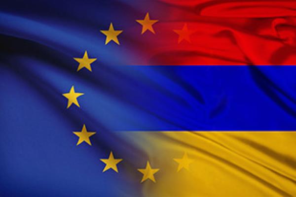 EU Armenia flag