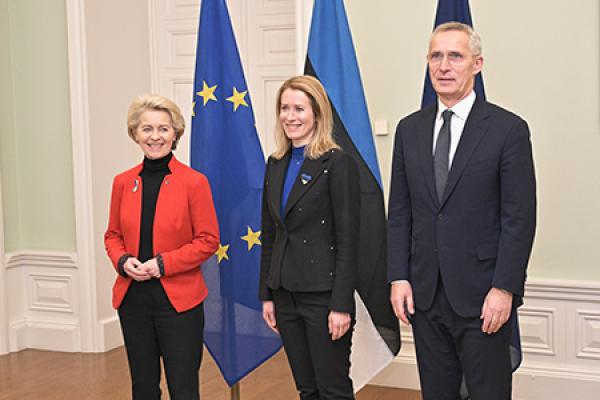 Statement by President von der Leyen at the joint press conference with Estonian Prime Minister Kallas and NATO Secretary-General Stoltenberg