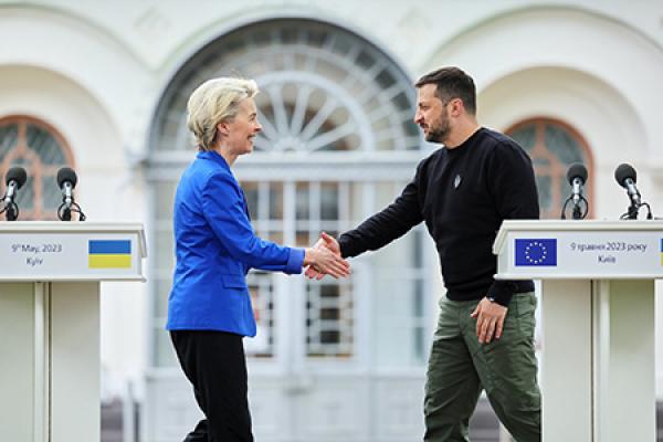 Press statement by President von der Leyen with Ukrainian President Zelenskyy