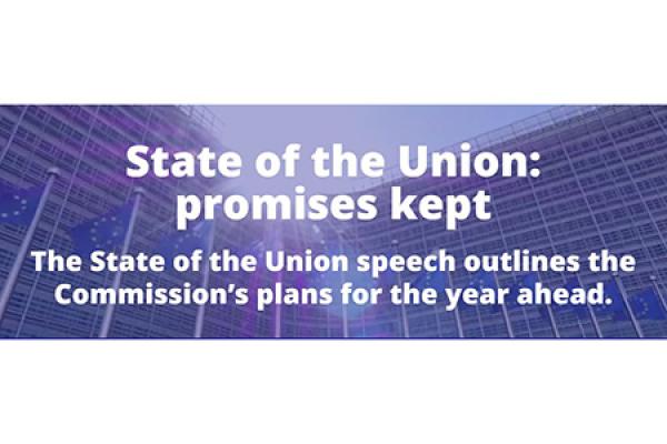 Ahead of SOTEU, the Commission highlights its main actions of the past year