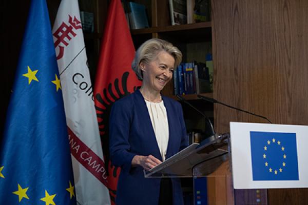 Speech by President von der Leyen at the inauguration of the liaison office of the College of Europe in Tirana