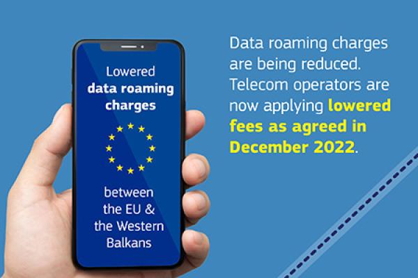 Decrease of data roaming fees between the Western Balkans and the EU