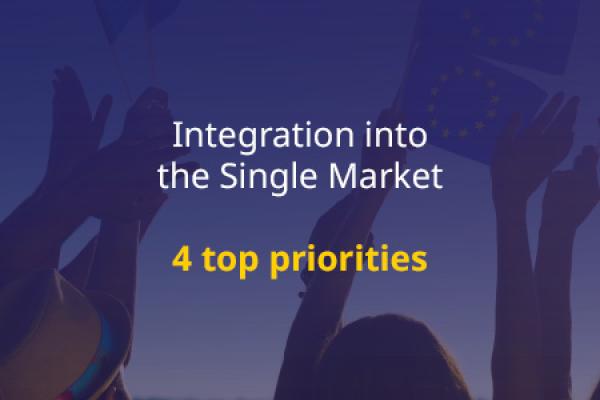 Integration into the Single Market – 4 top priorities